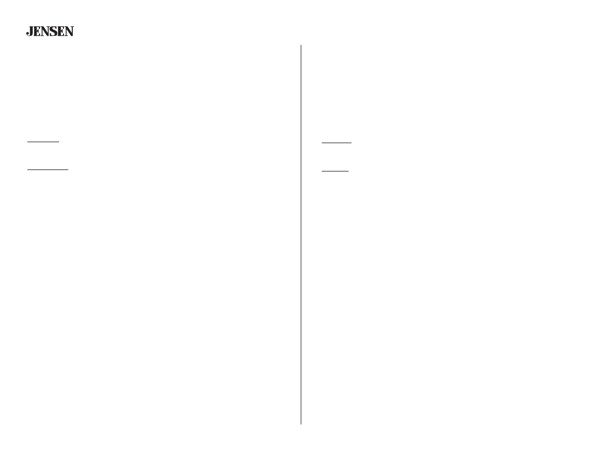 Ps475, Instalación, Installation | Jensen PS475 User Manual | Page 4 / 13