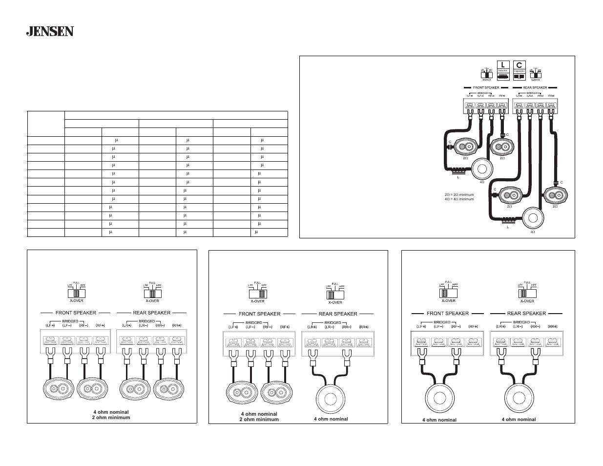 Ps475, Wiring (continued) | Jensen PS475 User Manual | Page 6 / 13