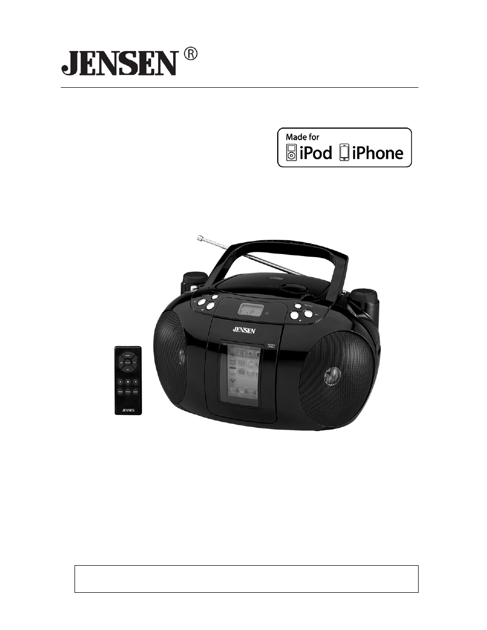Jensen JISS-300I User Manual | 16 pages