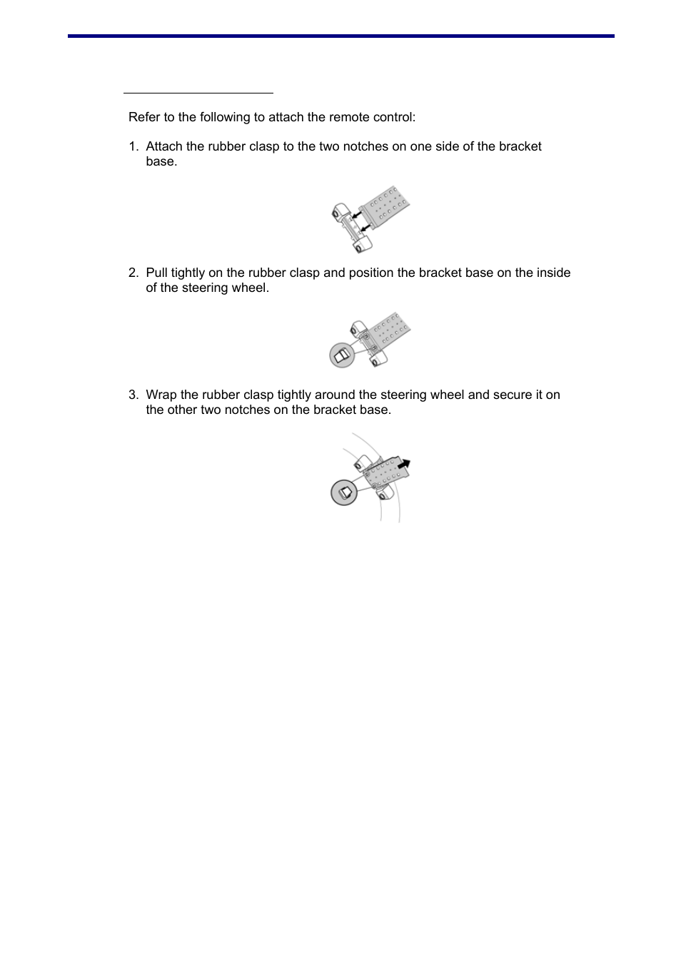 Attaching the remote control | Jensen BT380 User Manual | Page 11 / 28