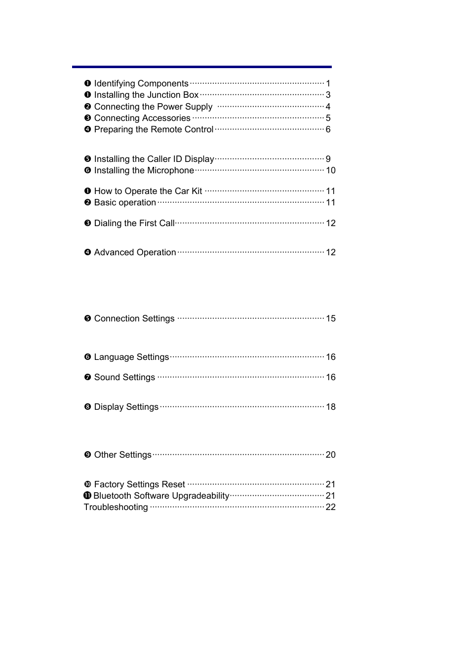 Jensen BT380 User Manual | Page 2 / 28