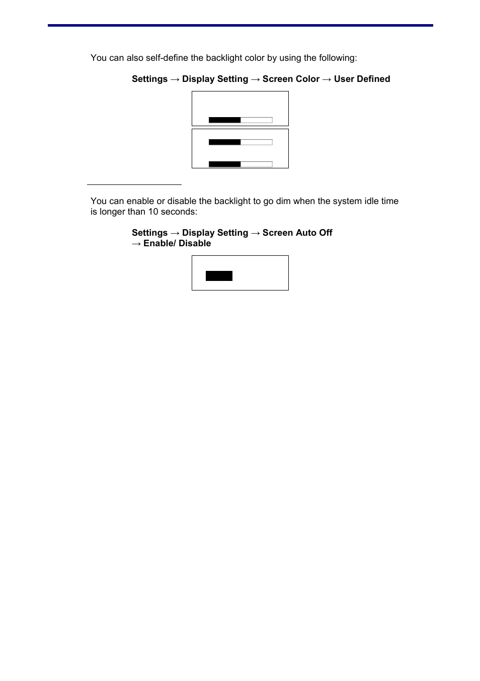 Enabling screen auto off | Jensen BT380 User Manual | Page 23 / 28