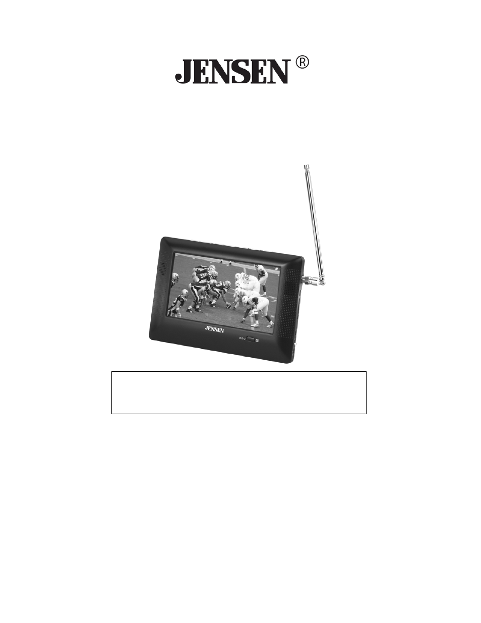 Jensen JDTV-750 User Manual | 19 pages