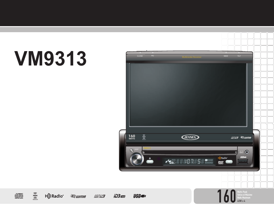 Jensen VM9313 User Manual | 106 pages