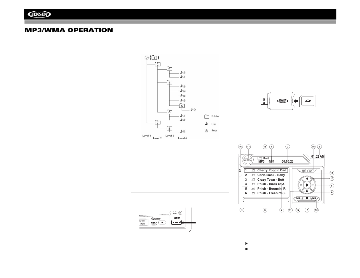 Jensen VM9313 User Manual | Page 25 / 106