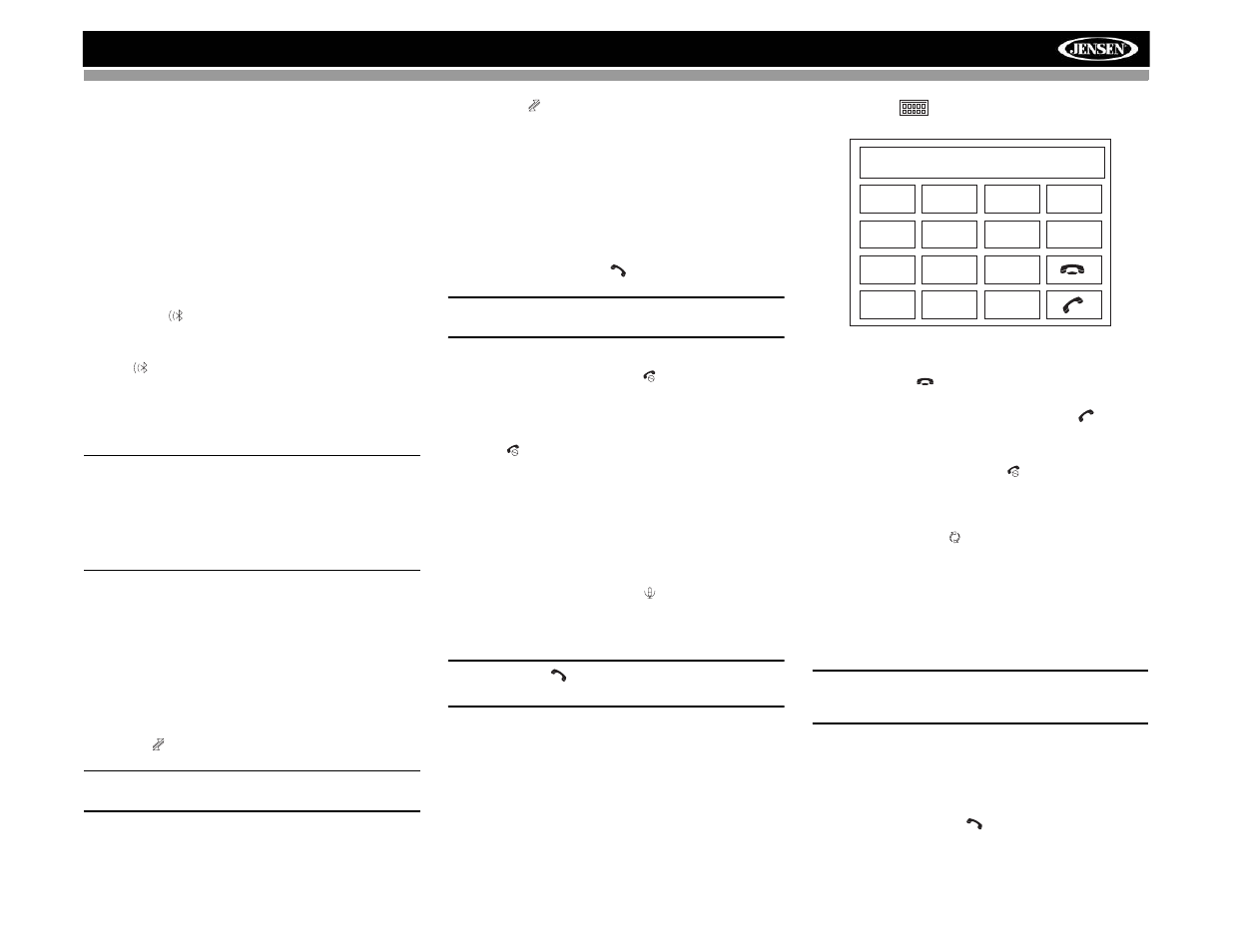 Vm9313 | Jensen VM9313 User Manual | Page 30 / 106