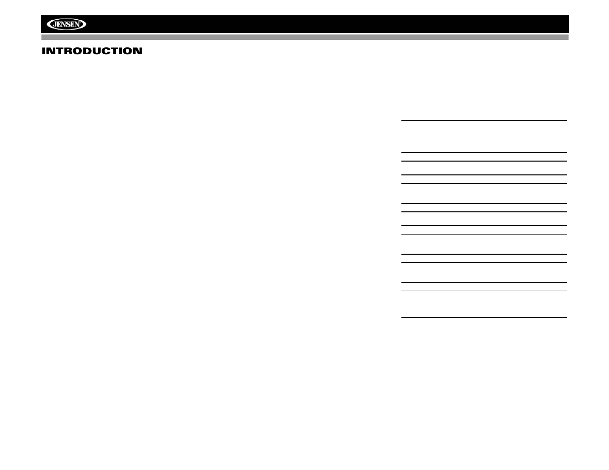 Vm9313 introduction | Jensen VM9313 User Manual | Page 5 / 106