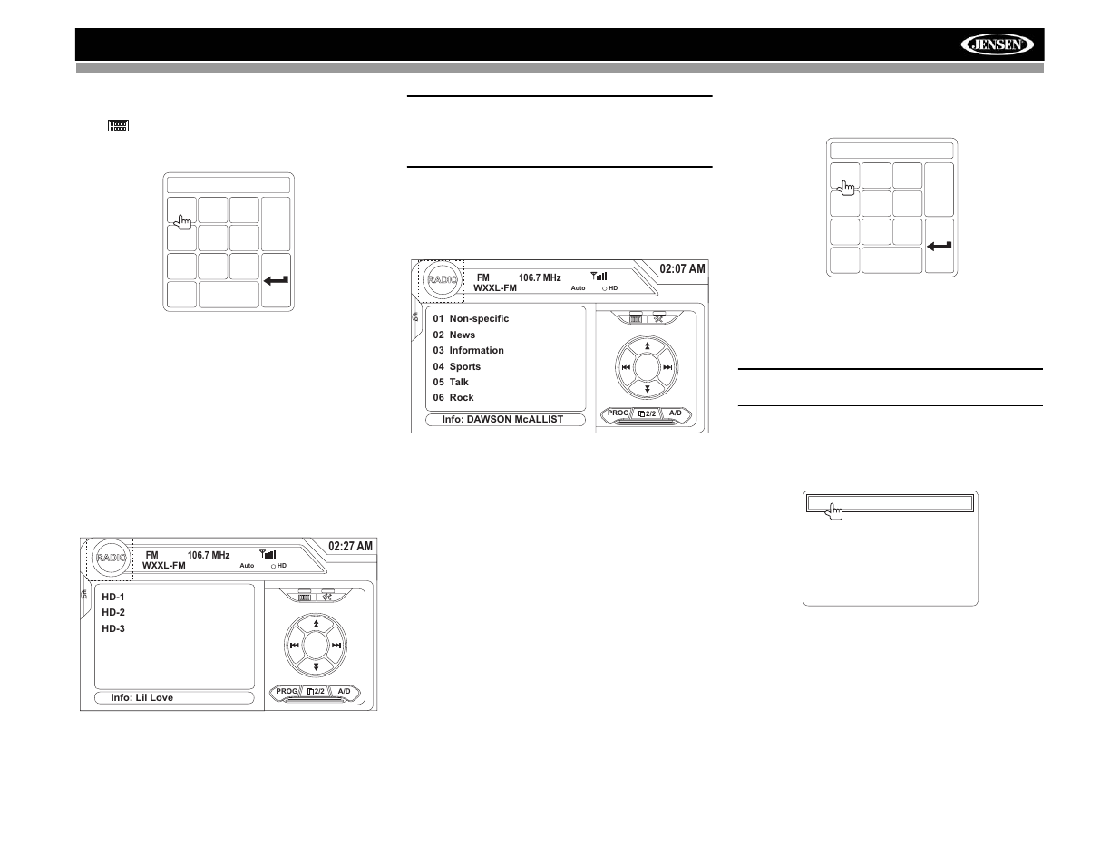 Vm9313 | Jensen VM9313 User Manual | Page 50 / 106