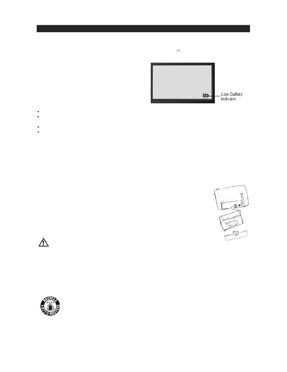 Power source and recharging | Jensen JDTV-350 User Manual | Page 5 / 11