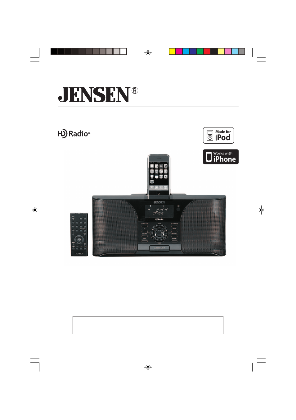 Jensen HD Radio JiMS-525i User Manual | 24 pages