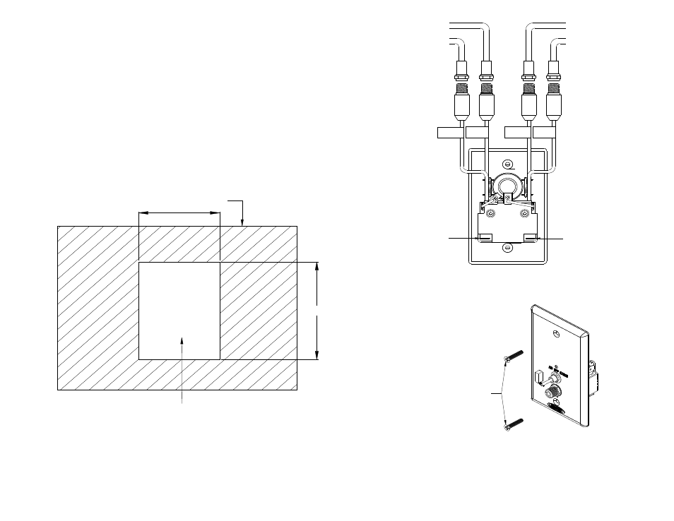 Wall plate installation | Jensen ANHD20 User Manual | Page 4 / 7