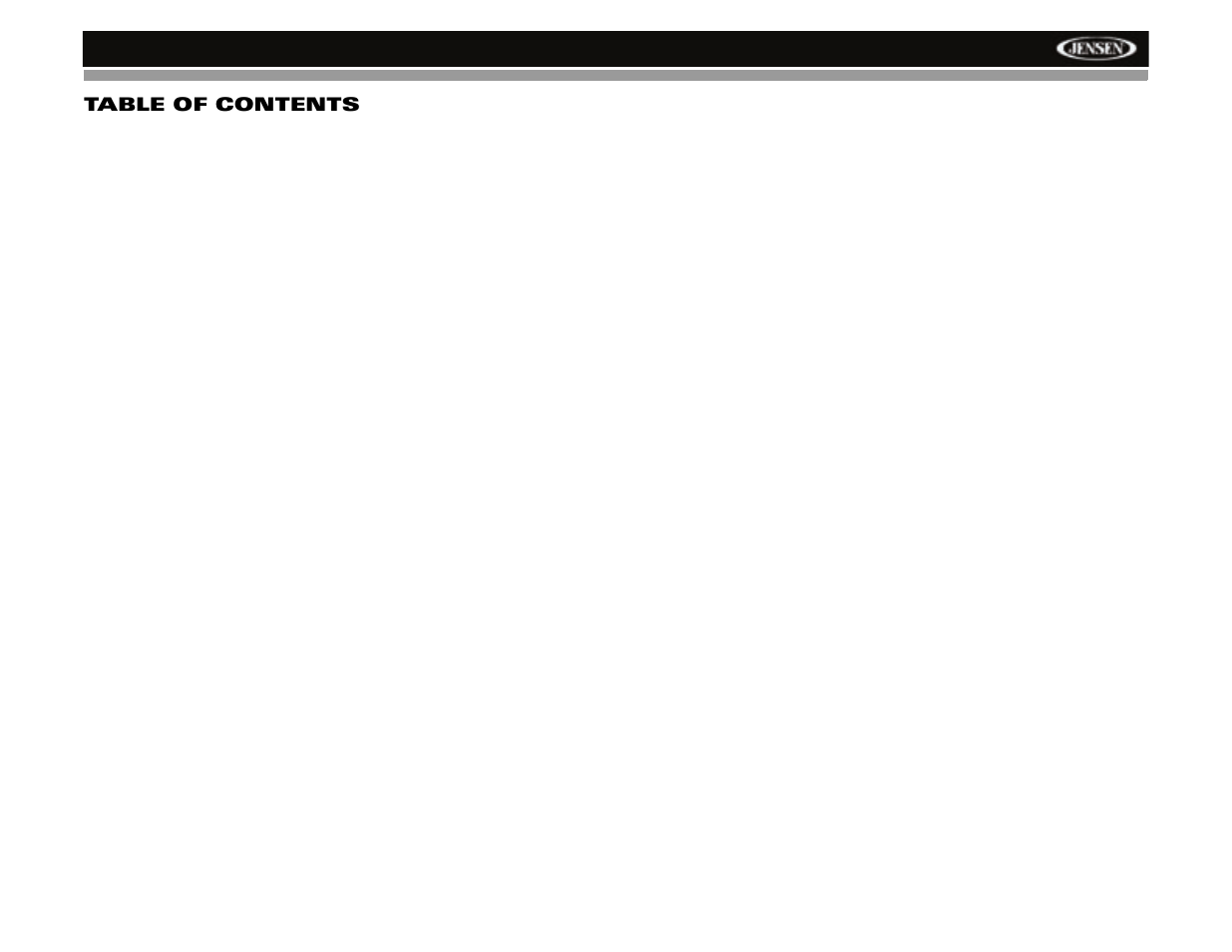 Jensen HD5212 User Manual | Page 3 / 32