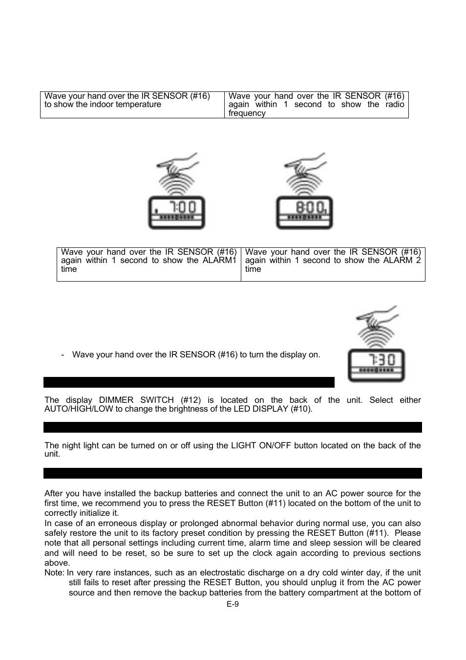 Jensen JCR-275 User Manual | Page 10 / 12
