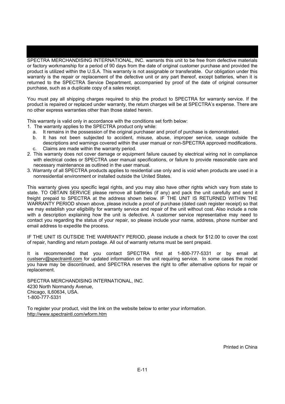 Jensen JCR-275 User Manual | Page 12 / 12