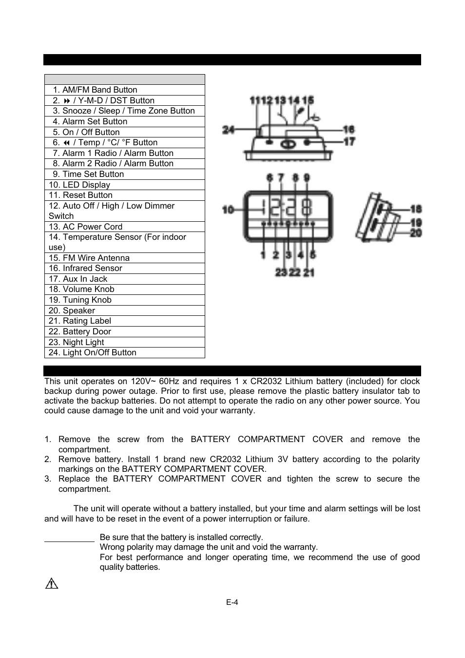 Jensen JCR-275 User Manual | Page 5 / 12