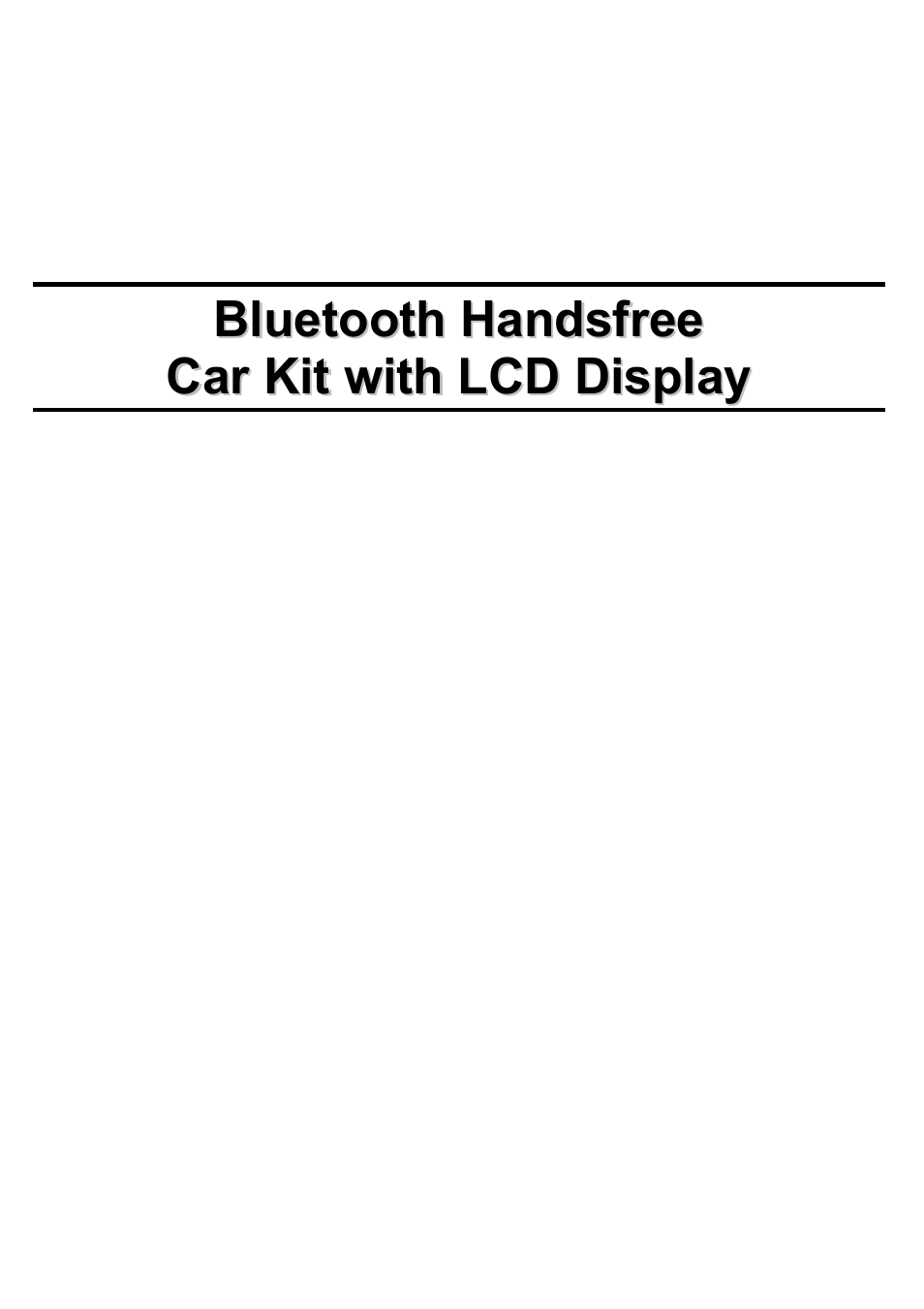 Jensen BT-390 User Manual | 32 pages