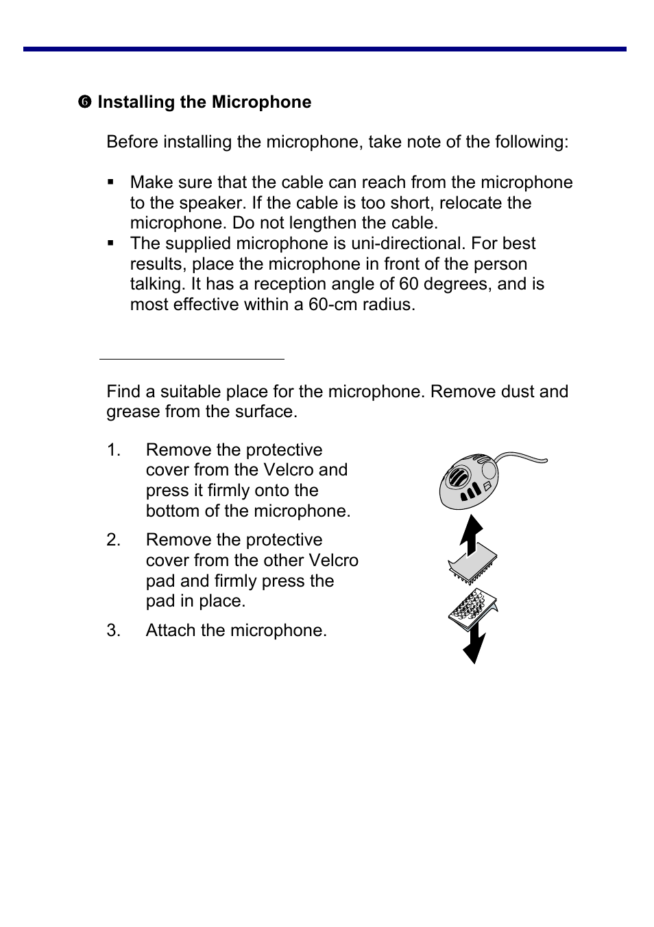 Installing the microphone | Jensen BT-390 User Manual | Page 14 / 32