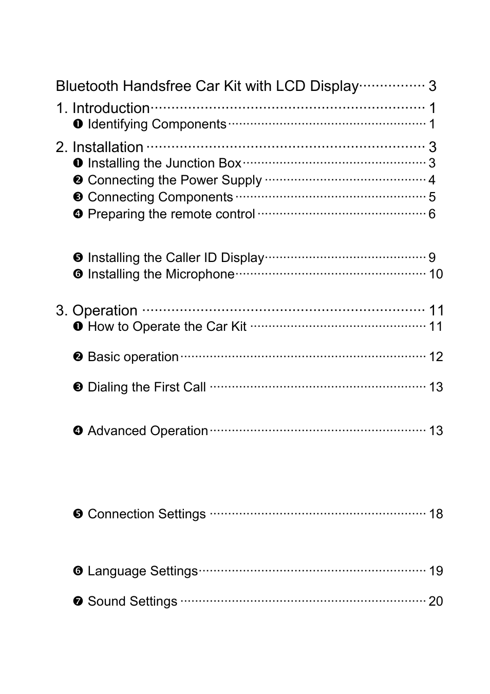 Jensen BT-390 User Manual | Page 2 / 32
