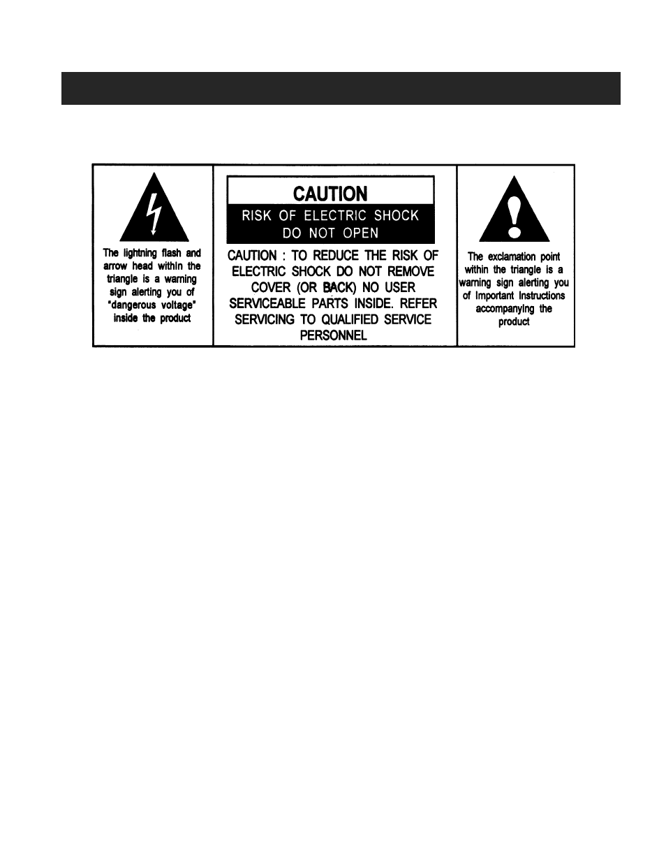 Safety instructions | Jensen JCR-263 User Manual | Page 2 / 10