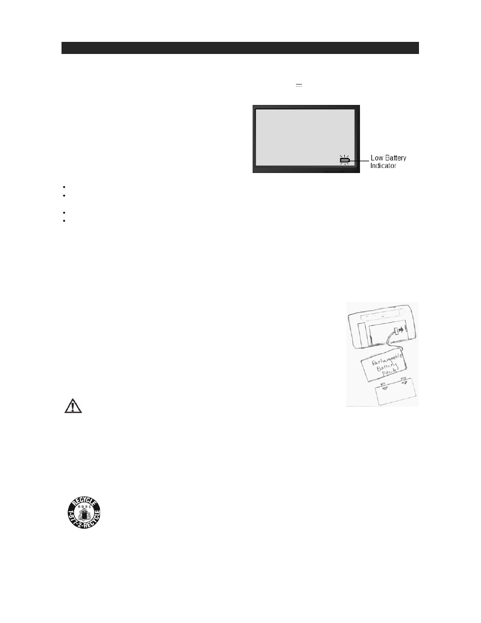 Power source and recharging | Jensen JDTV-430 User Manual | Page 5 / 12