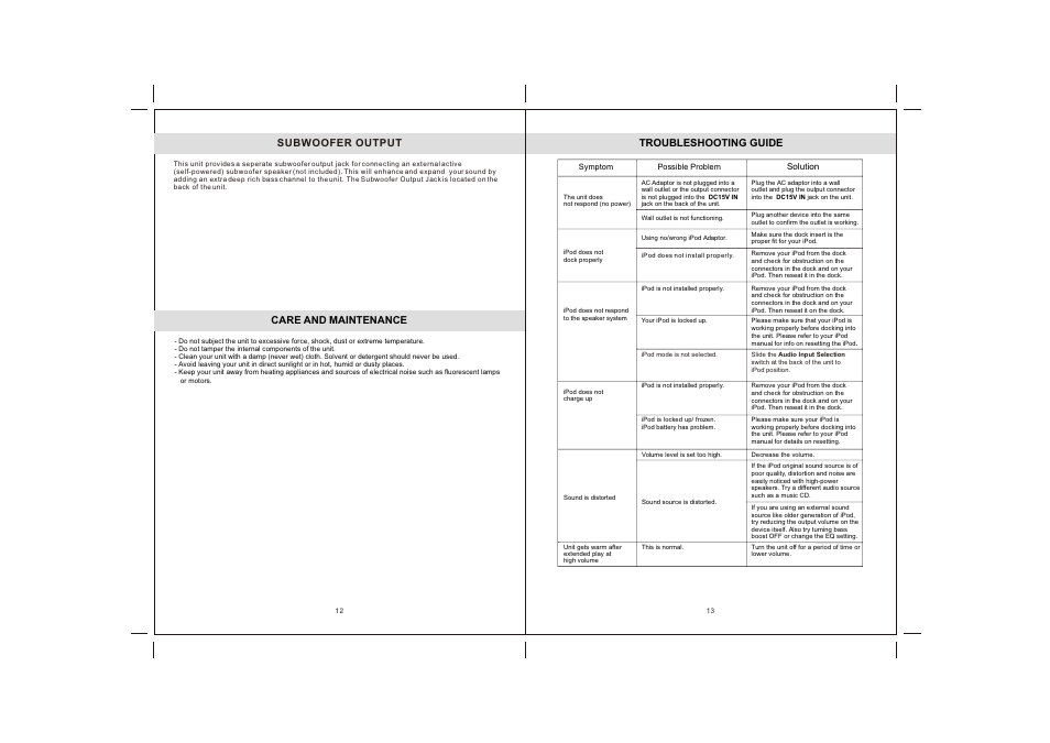 Jensen JiSS-330 User Manual | Page 8 / 9