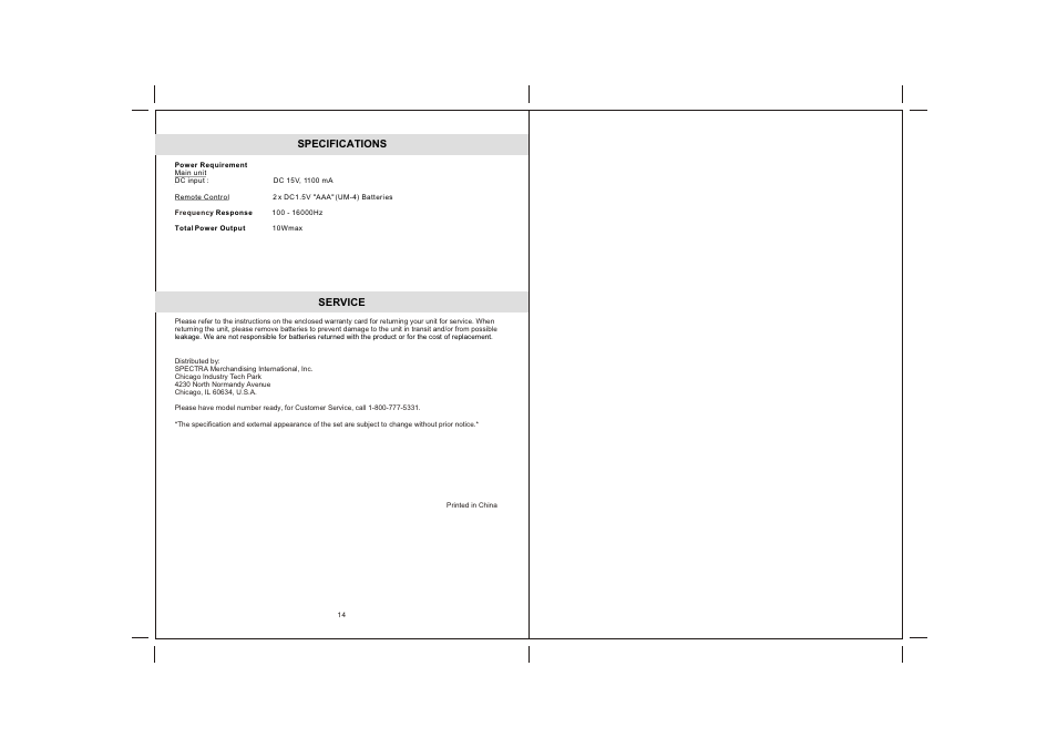 Jensen JiSS-330 User Manual | Page 9 / 9