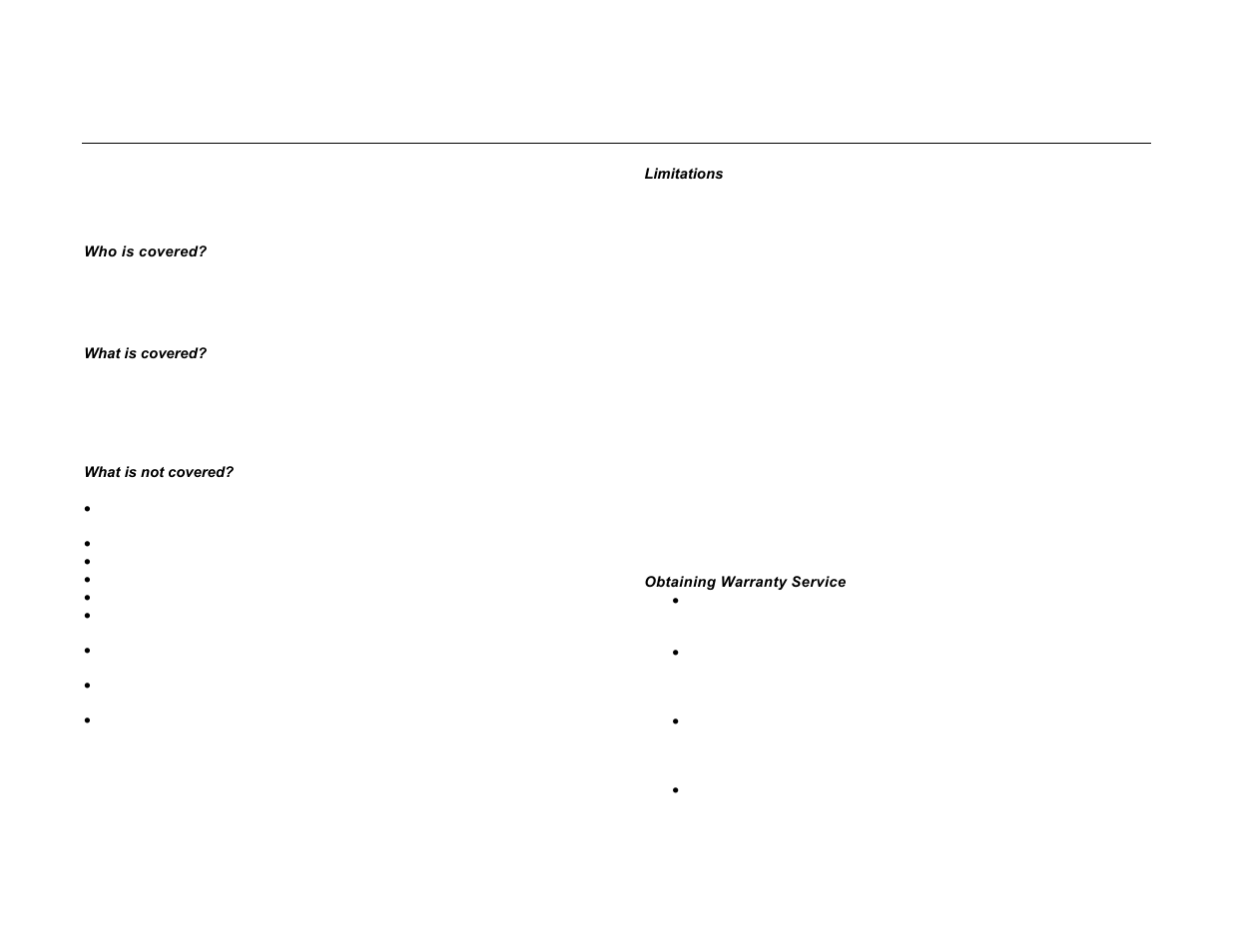 Limited warranty | Jensen POWER 5500 User Manual | Page 38 / 42