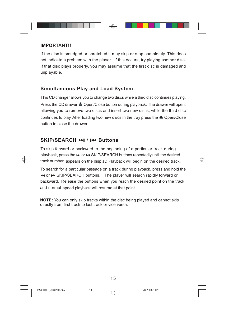 Jensen JMC-1000 User Manual | Page 16 / 31