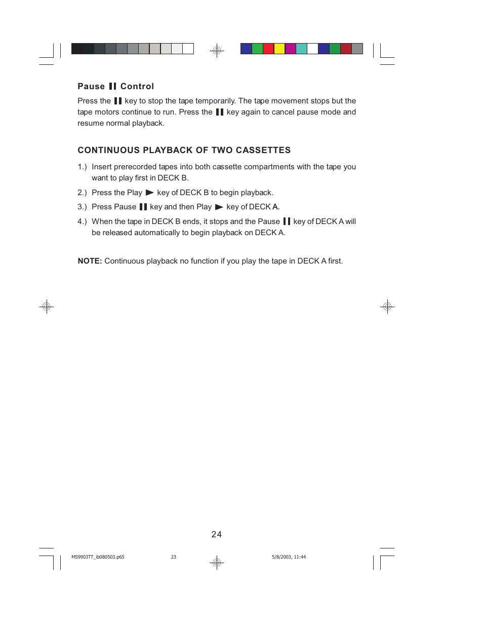 Jensen JMC-1000 User Manual | Page 25 / 31