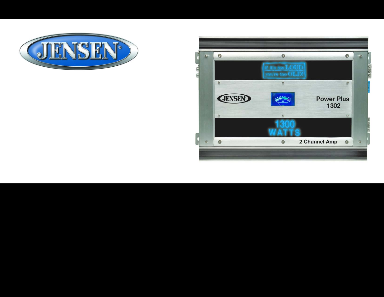Jensen POWERPLUS 420 User Manual | 14 pages