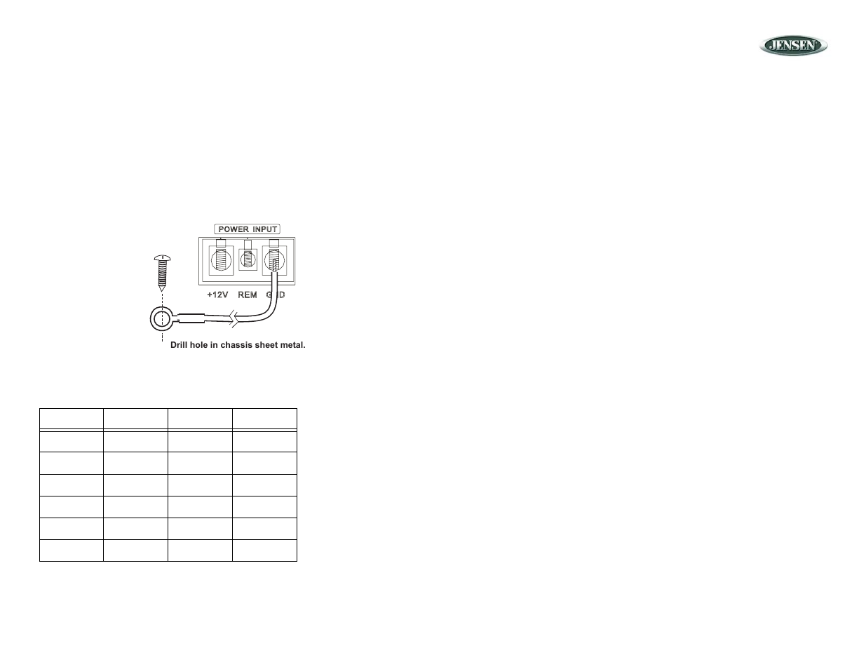 Jensen POWERPLUS 420 User Manual | Page 6 / 14