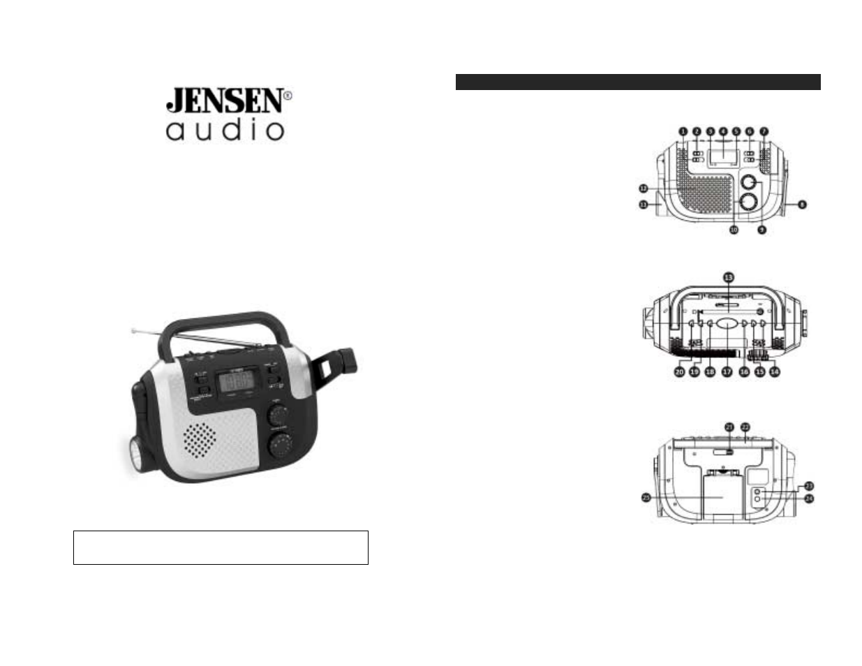 Jensen MR-720 User Manual | 5 pages