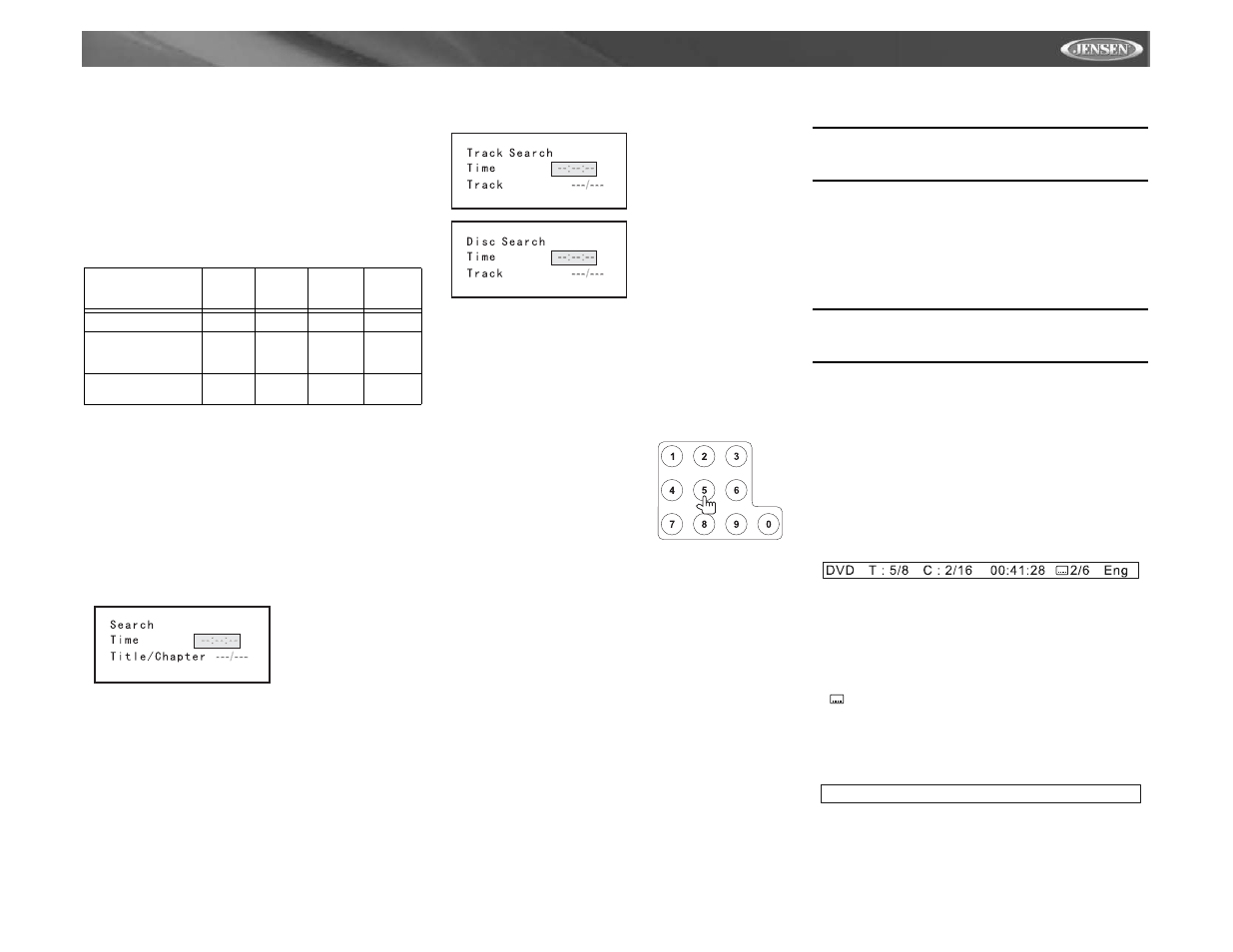 Vm9411 | Jensen VM9411 User Manual | Page 27 / 110