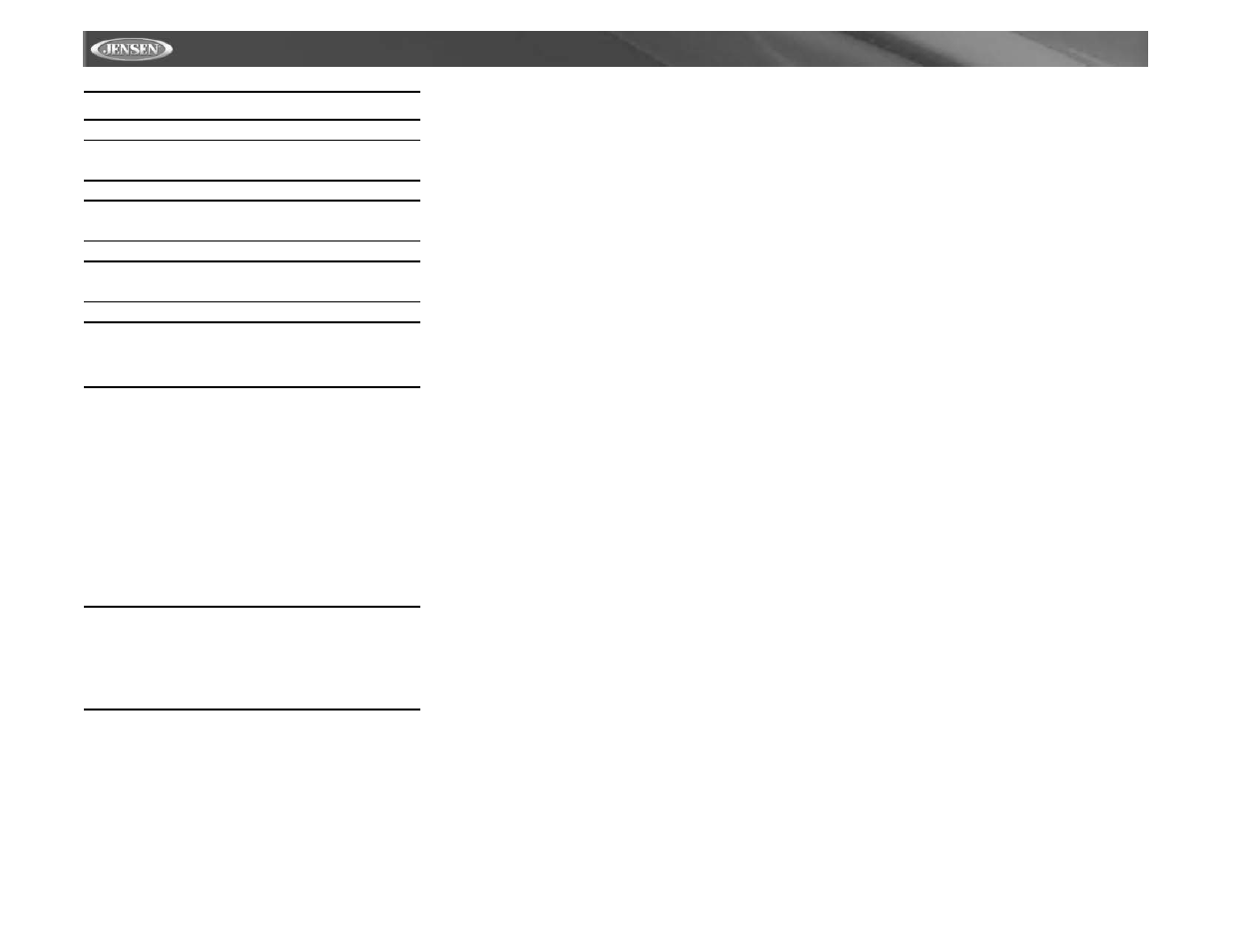 Vm9411 | Jensen VM9411 User Manual | Page 42 / 110