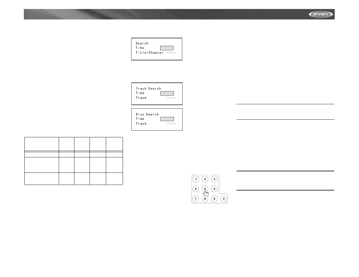 Vm9411 | Jensen VM9411 User Manual | Page 61 / 110