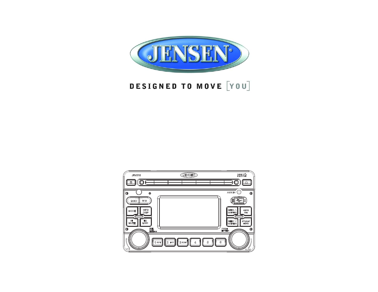Jensen JRV210 User Manual | 20 pages