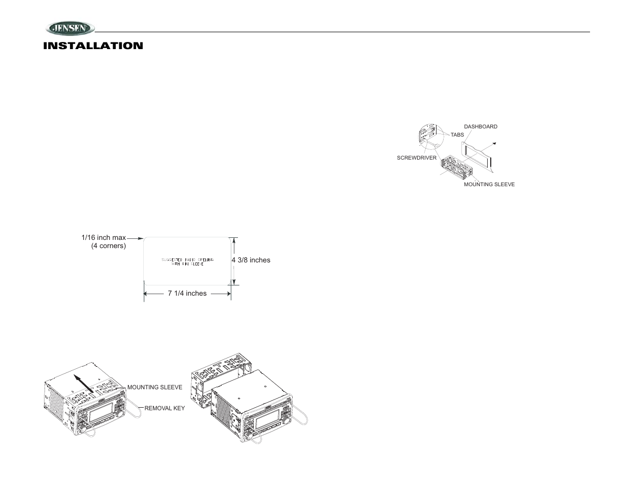 Jensen JRV210 User Manual | Page 4 / 20