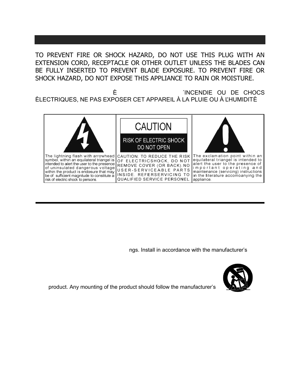 Important safety instructions, Cd-380 portable cd player with am/fm, Warning | Jensen Hello Kitty KT2024A User Manual | Page 2 / 12