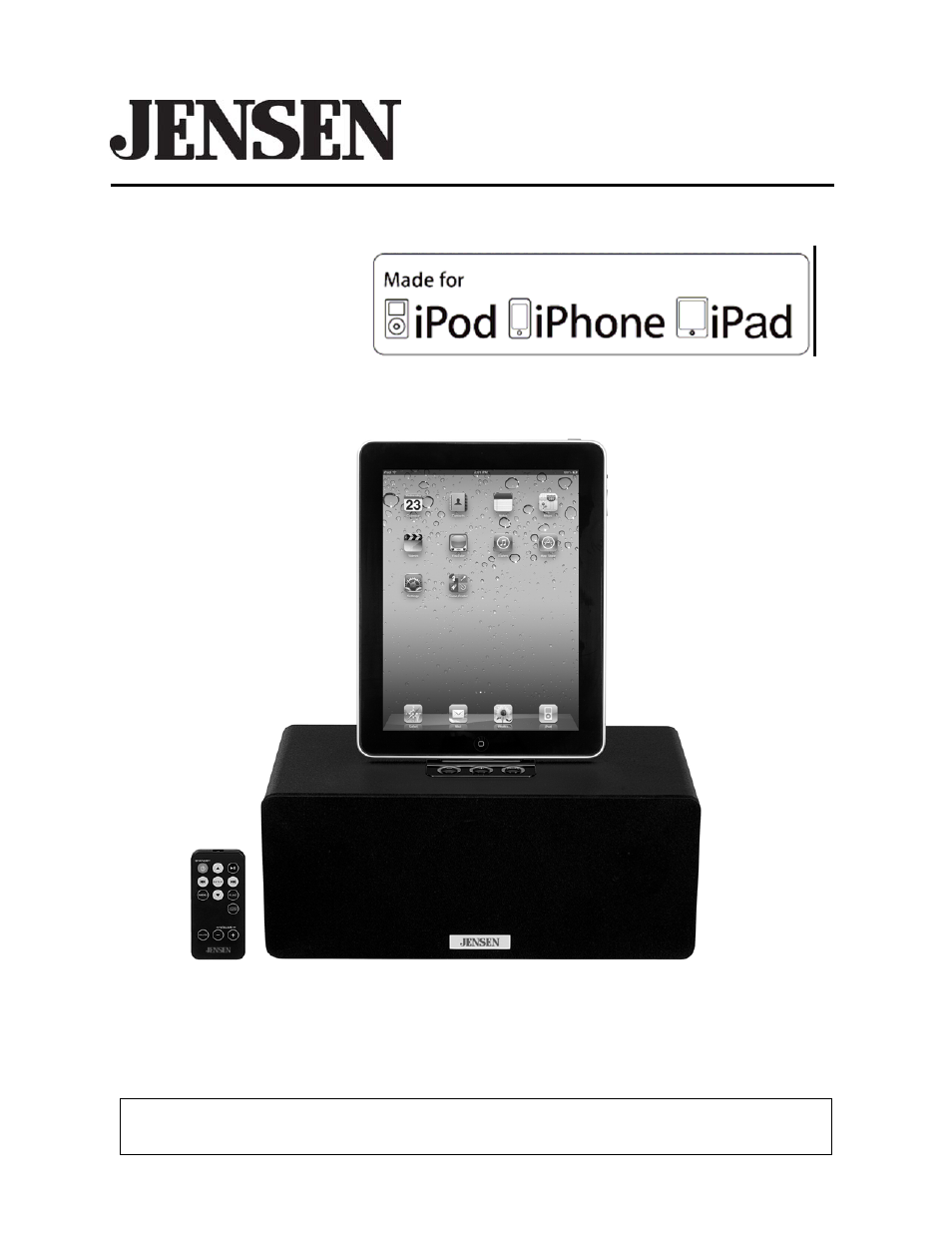 Jensen JIPS-290I User Manual | 15 pages
