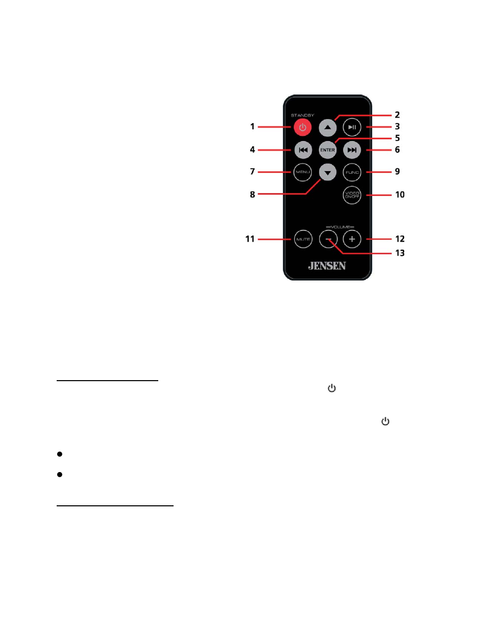 Operating instructions | Jensen JIPS-290I User Manual | Page 8 / 15
