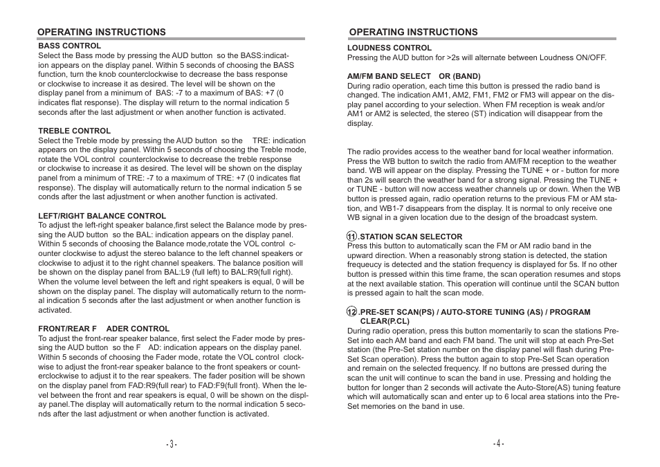 Jensen HEAVY DUTY JHD3000 User Manual | Page 3 / 9