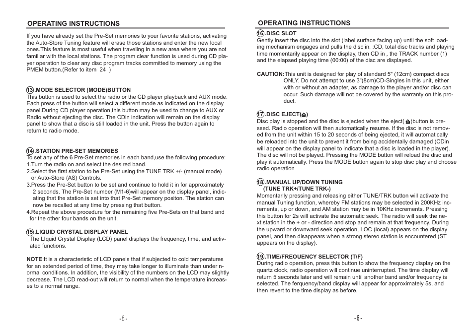 Jensen HEAVY DUTY JHD3000 User Manual | Page 4 / 9