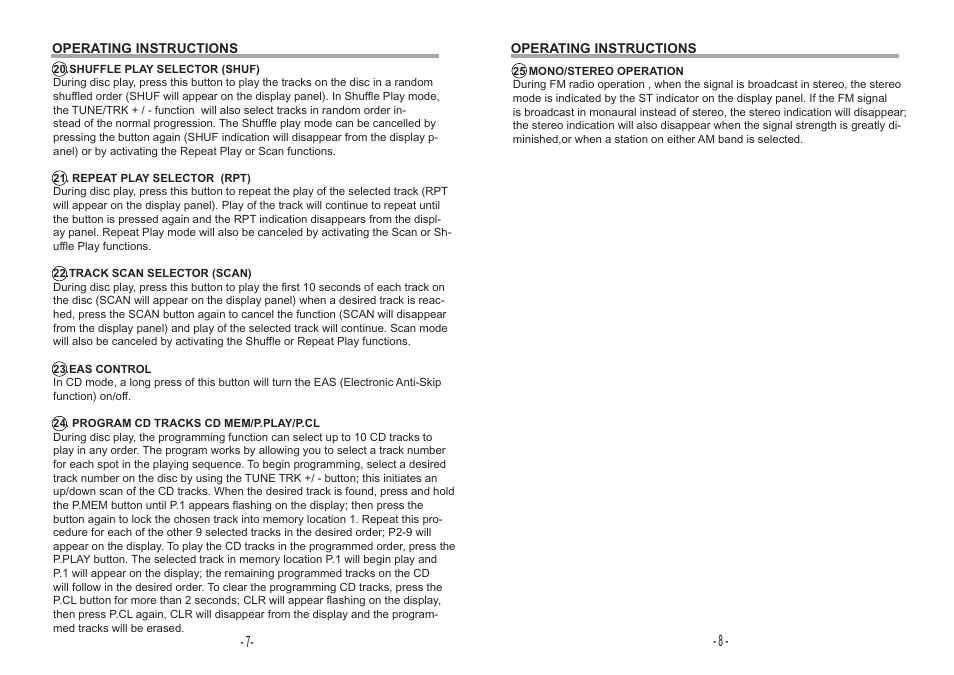 Jensen HEAVY DUTY JHD3000 User Manual | Page 5 / 9