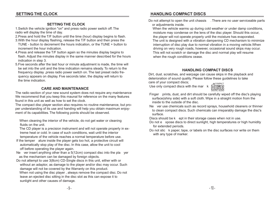 Jensen HEAVY DUTY JHD3000 User Manual | Page 6 / 9