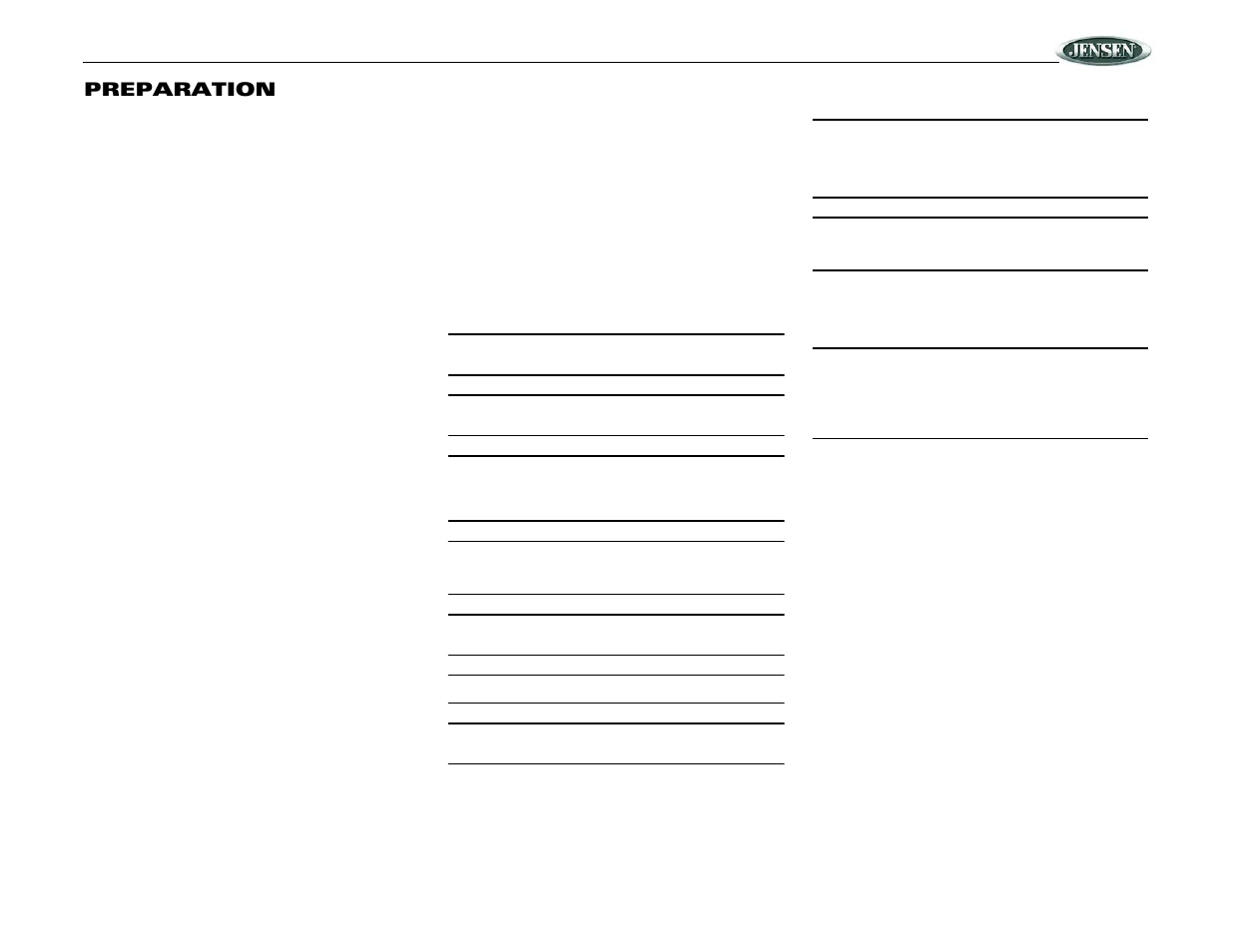 Vm9020ts, Preparation | Jensen Mobile Multimedia DVD/MP3/WMA Receiver VM9020TS User Manual | Page 3 / 28