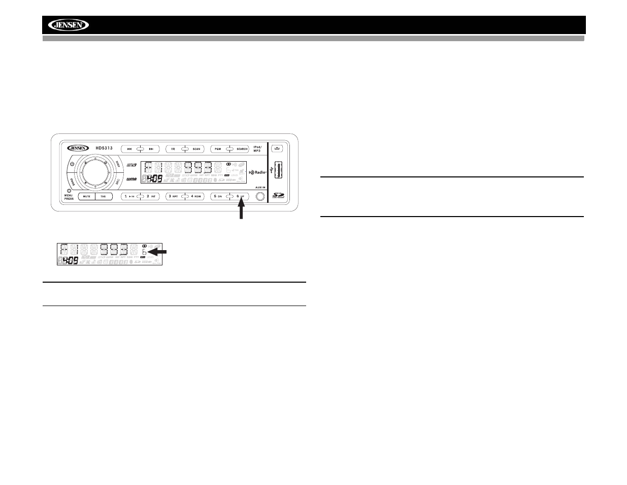 Jensen HD5313IR User Manual | Page 46 / 62