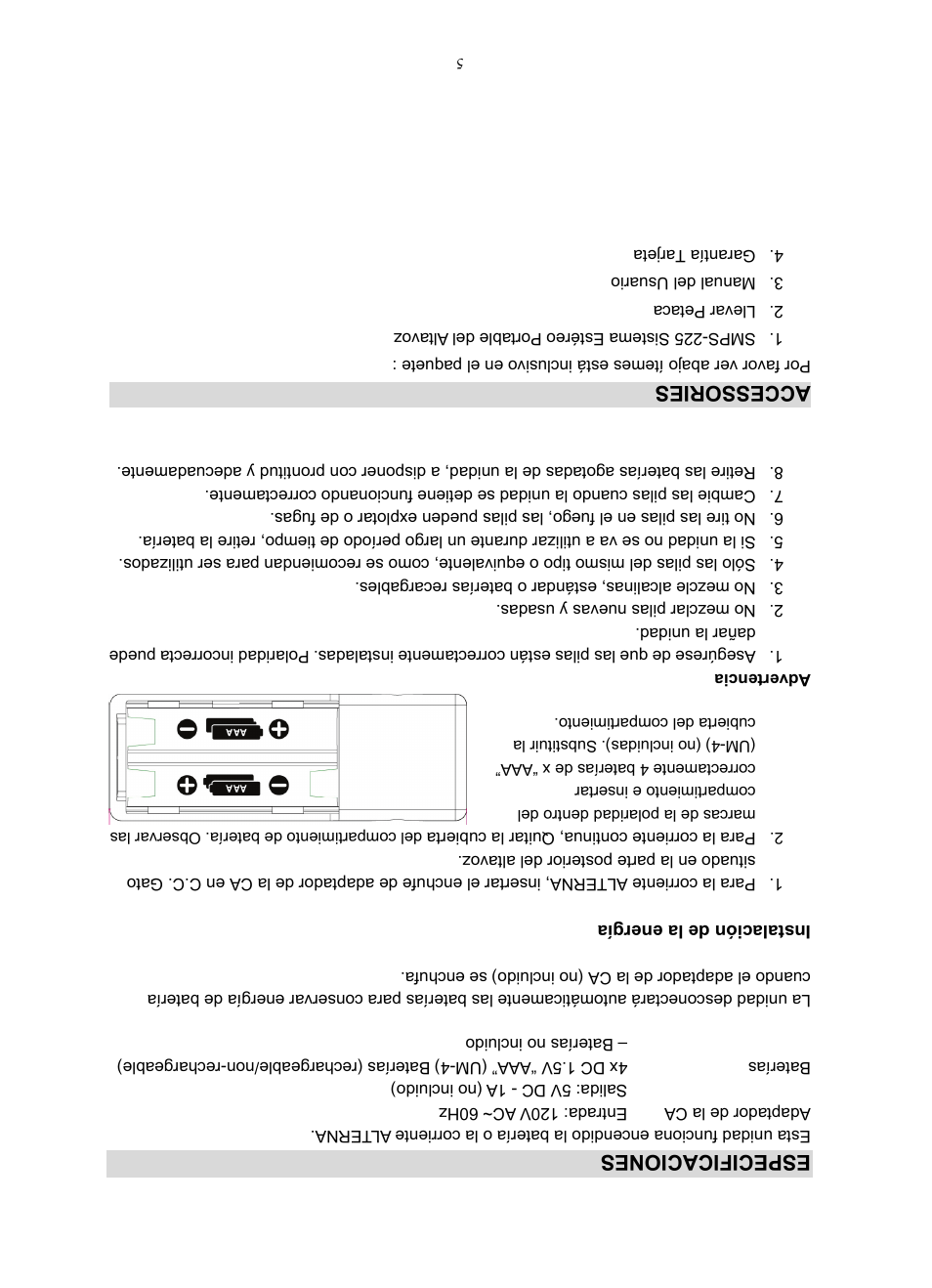 Jensen SMPS-225 User Manual | Page 11 / 16