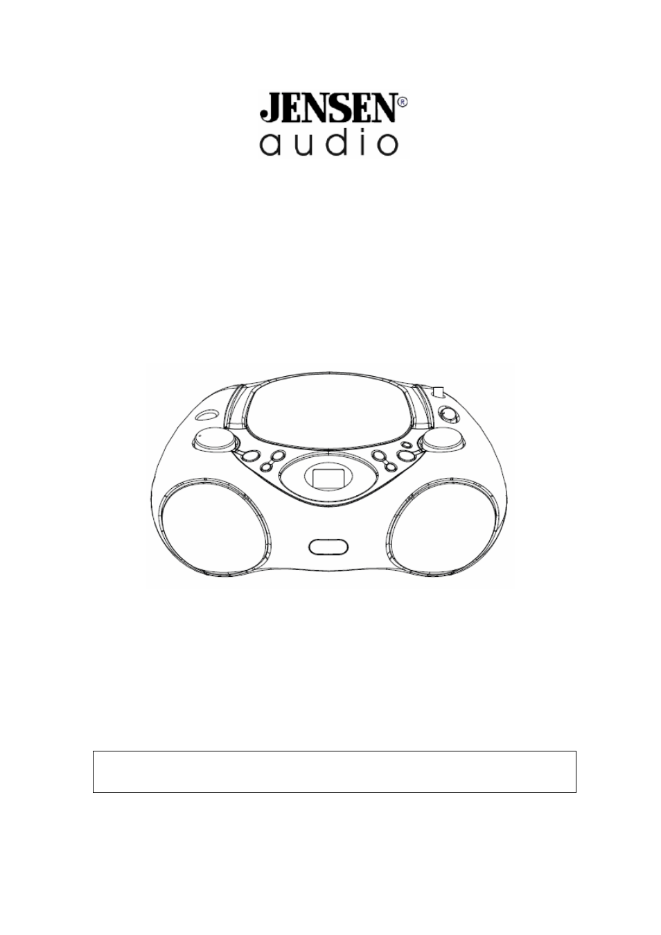 Jensen CD-480 User Manual | 11 pages