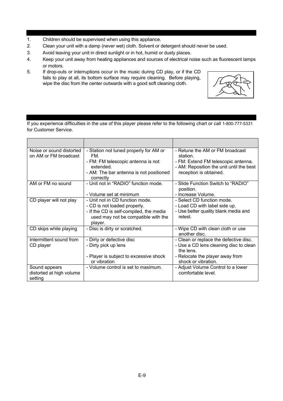Jensen CD-480 User Manual | Page 10 / 11