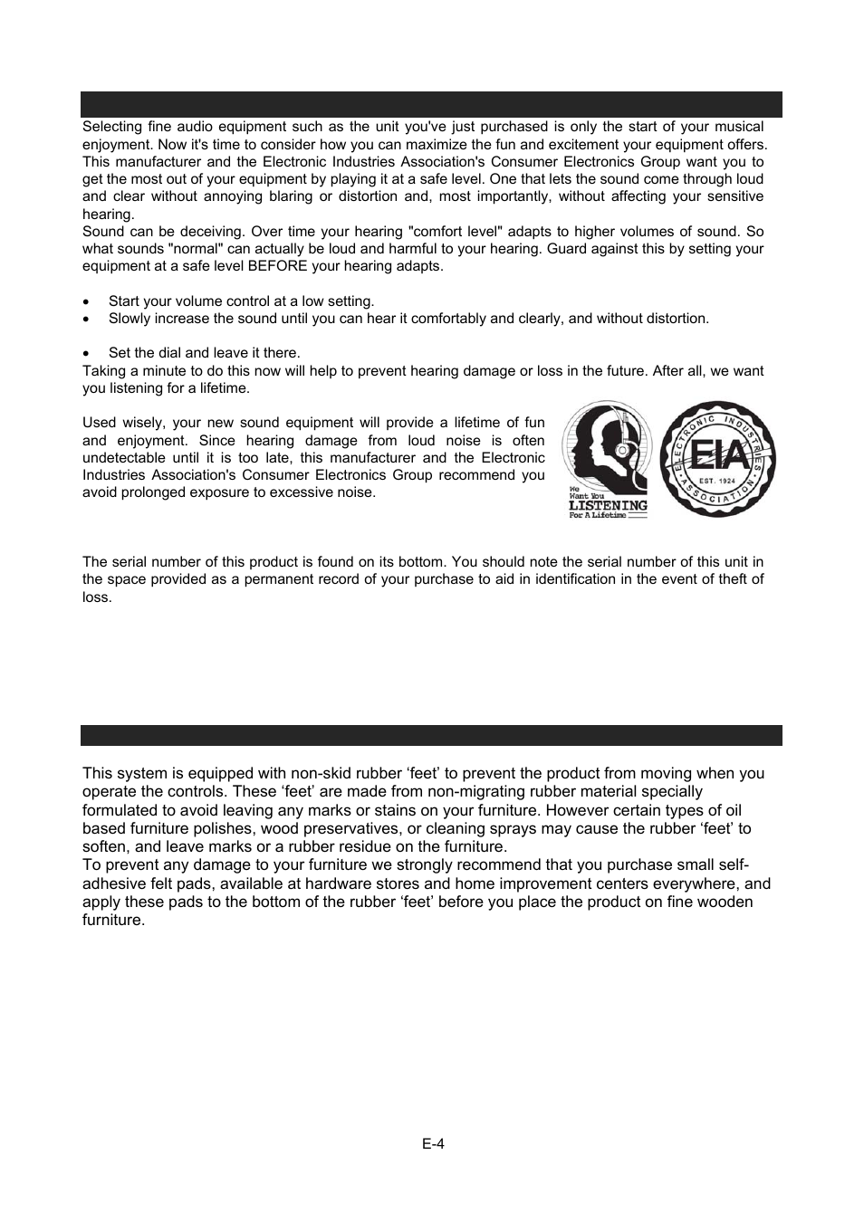 Dear jensen customer | Jensen CD-480 User Manual | Page 5 / 11